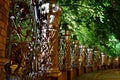 Fence at Church of the Saviour on Spilled Blood (Spas na Krovi), St. Pete Royalty Free Stock Photo