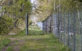 Fence for deer in Ottenby lund on Oland, Sweden