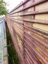 Fence dividing Tijuana and San Ysidro (San Diego), California Royalty Free Stock Photo