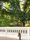 Fence and Garden at McHenry Mansion