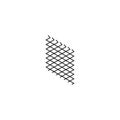 Fence grid, electric grid icon eps ten Royalty Free Stock Photo