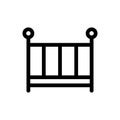 Fence icon vector. paling illustration sign. fencing symbol. hedge logo.