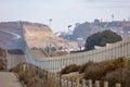 Fence of the international border between San Diego, California and Tijuana, Mexico Royalty Free Stock Photo