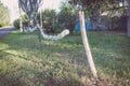 Fence made of old plastic bottles Royalty Free Stock Photo