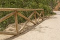 Fence in the mountains Royalty Free Stock Photo