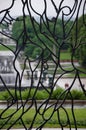 Fence in the park Vigeland