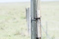 Fence on the Plains of Rural Colorado Royalty Free Stock Photo