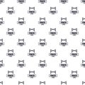 Fence police pattern vector seamless