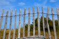 Fence Sea coast atlantic Royalty Free Stock Photo