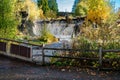 Fence At Tumwater Falls Royalty Free Stock Photo