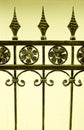 Fence of wrought iron