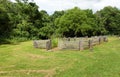 A fenced farm on display in virginia Royalty Free Stock Photo