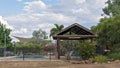 A Fenced Garden Pool Royalty Free Stock Photo