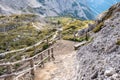 High mountain trail on a summer day Royalty Free Stock Photo