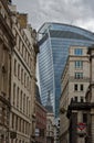 20 Fenchurch street Walkie-talkie building Royalty Free Stock Photo