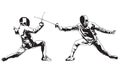 Fencing Royalty Free Stock Photo