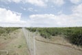 Fencing along the Chimpanzee Sanctuary of Ol Pejeta Conservancy, kenya