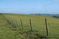 Fencing along the Sussex Southdowns in Southern England.