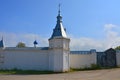 Fencing and gate of Trinity Danilov monastery in Pereslavl-Zalessky, Russia