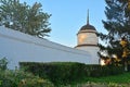 Fencing tower of Rizopolozhensky convent in Suzdal, Russia Royalty Free Stock Photo