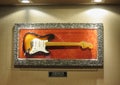 Fender Stratocaster electric guitar signed by all five members o