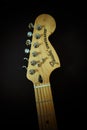 Fender Stratocaster guitar headstock