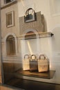 Fendi Elegant Handbag Showcase Window in Rome, Italy