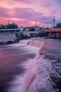 Fenelon Falls In Ontario, Canada Just Prior To Sunrise