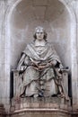 Fenelon by Francois Lanno. Fountain of the Sacred Orators, Place Saint-Sulpice in Paris Royalty Free Stock Photo