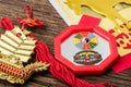 Feng Shui Bagua Mirror Royalty Free Stock Photo