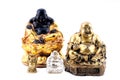 Feng Shui. Laughing Buddhas Royalty Free Stock Photo