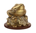 Feng Shui Money Lucky Frog Isolated