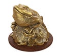 Feng Shui Money Lucky Frog Isolated Royalty Free Stock Photo