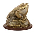 Feng Shui Money Lucky Frog Isolated Royalty Free Stock Photo