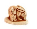 Feng shui netsuke hare