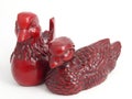 Feng shui netsuke mandarine ducks