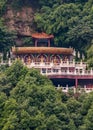 Taoist statues at sanctuary along Yangtze River, China