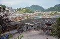 Fenghuang Ancient Town in Hunan Provice, China is known for its traditional stilt houses