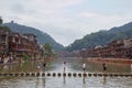 Fenghuang Ancient Town`s Scenic Tuojiang River