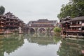 Fenghuang Ancient Town`s Scenic Tuojiang River