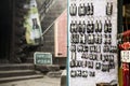 FengHuang, China Feb 21, 2014 selling couple key holder make from wood written in chinese character