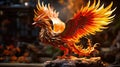 fenghuang chinese phoenix Royalty Free Stock Photo