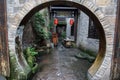 Fenghuang hallway with round entrance