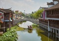 Fengjing Ancient Town, old town in Shanghai, China Royalty Free Stock Photo