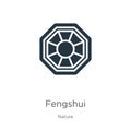 Fengshui icon vector. Trendy flat fengshui icon from nature collection isolated on white background. Vector illustration can be