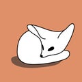 Fennec fox Logo vector