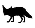 Fennec fox silhouette