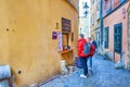 Fenster Cafe In Old Town, Vienna, Austria