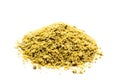 Fenugreek powder isolated on white background Royalty Free Stock Photo