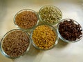 Fenugreek seed cloves cumin seeds fennel